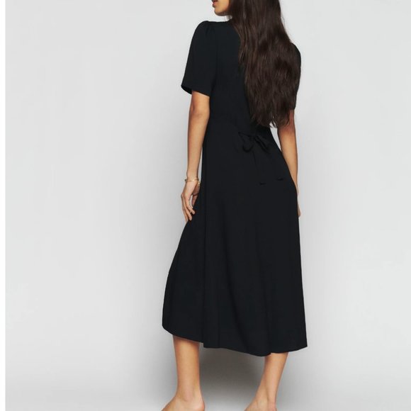 Reformation Wilde Dress - Black - Picture 3 of 6